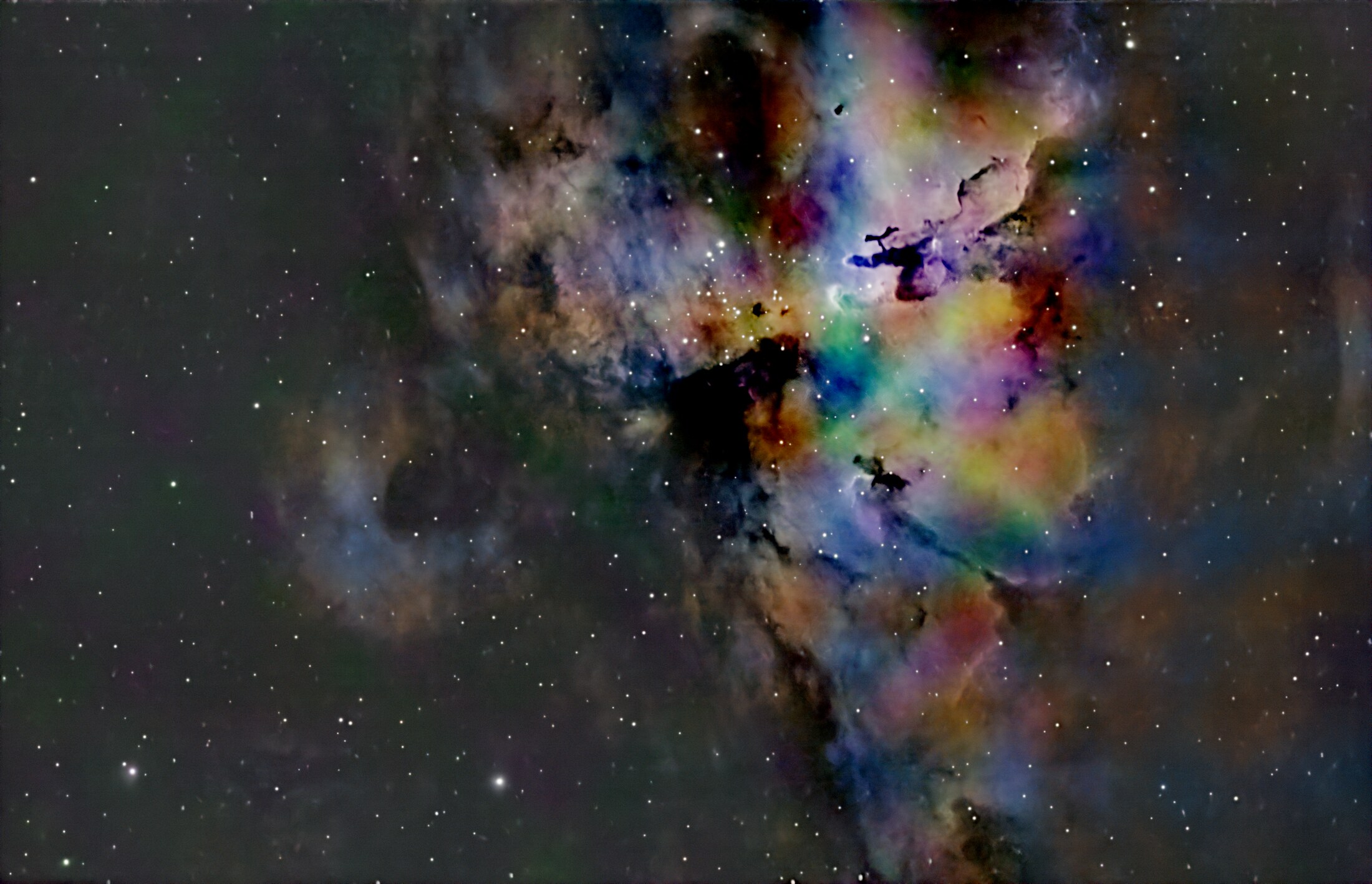 Eagle Nebula postprocessed capture